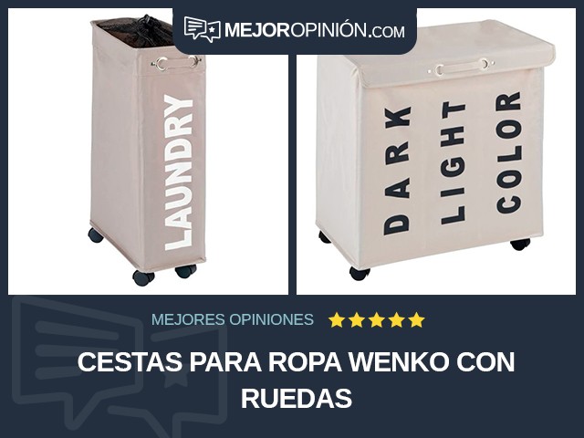 Cestas para ropa WENKO Con ruedas