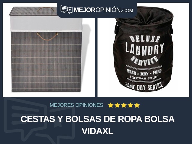 Cestas y bolsas de ropa Bolsa vidaXL