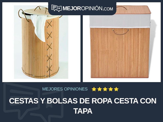 Cestas y bolsas de ropa Cesta Con tapa