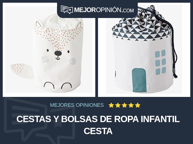 Cestas y bolsas de ropa Infantil Cesta