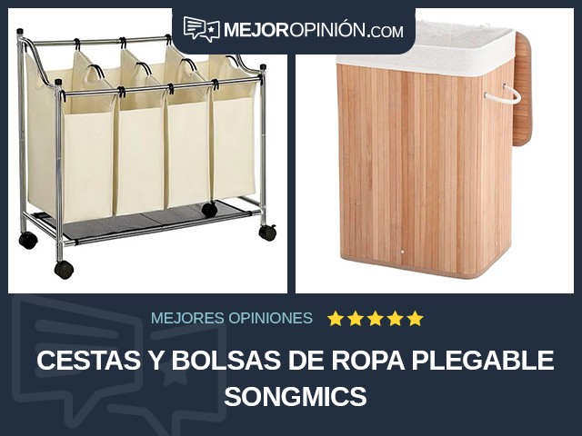 Cestas y bolsas de ropa Plegable Songmics