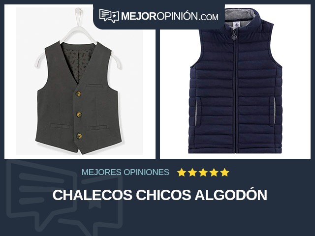 Chalecos Chicos Algodón