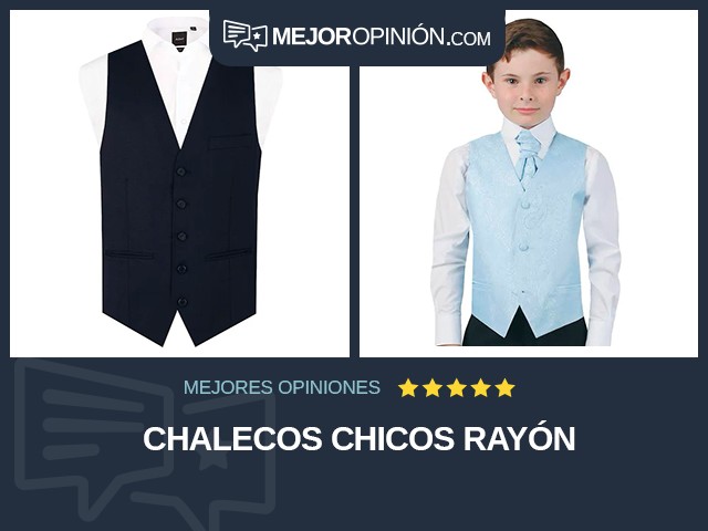 Chalecos Chicos Rayón