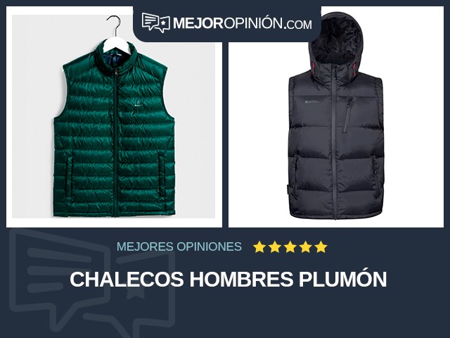 Chalecos Hombres Plumón