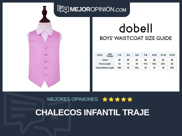 Chalecos Infantil Traje