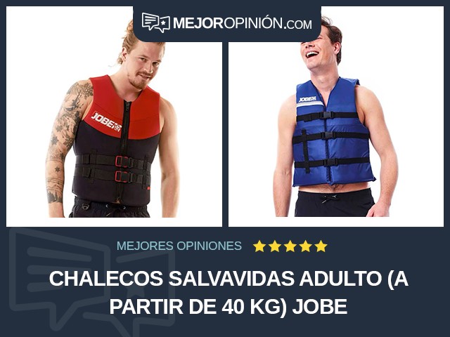 Chalecos salvavidas Adulto (a partir de 40 kg) Jobe