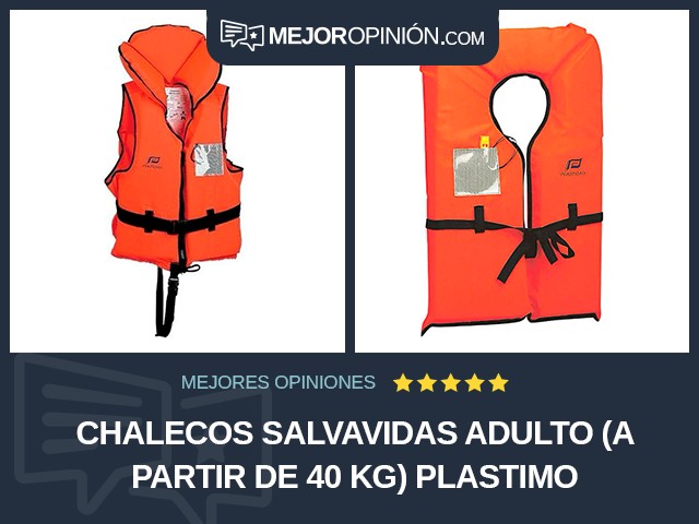 Chalecos salvavidas Adulto (a partir de 40 kg) Plastimo