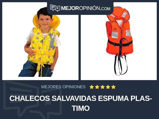 Chalecos salvavidas Espuma Plastimo