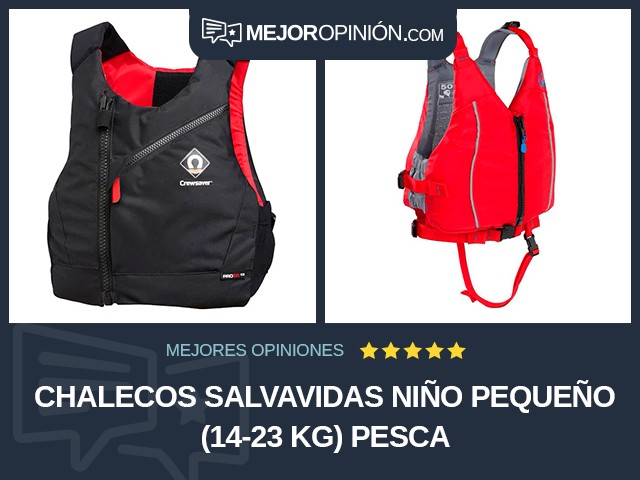 Chalecos salvavidas Niño pequeño (14-23 kg) Pesca