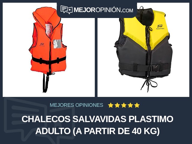 Chalecos salvavidas Plastimo Adulto (a partir de 40 kg)