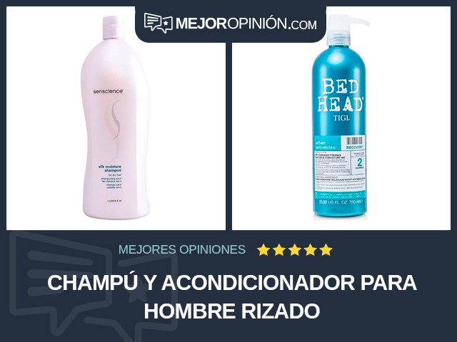 Champú y acondicionador Para hombre Rizado