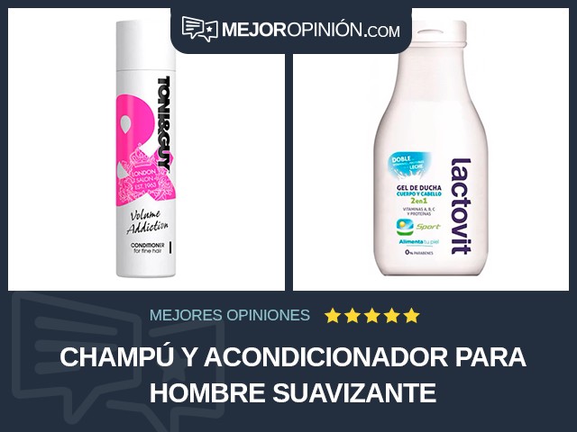 Champú y acondicionador Para hombre Suavizante