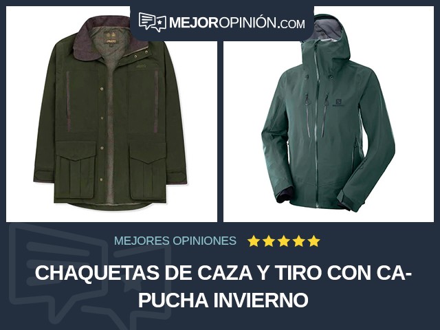 Chaquetas de caza y tiro Con capucha Invierno