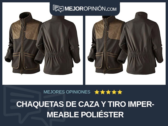 Chaquetas de caza y tiro Impermeable Poliéster