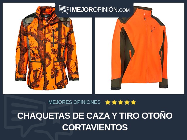 Chaquetas de caza y tiro Otoño Cortavientos