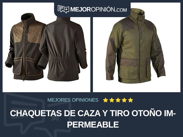 Chaquetas de caza y tiro Otoño Impermeable