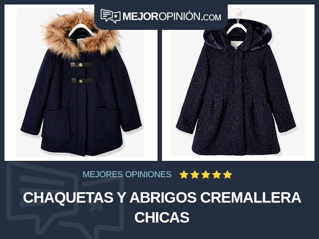 Chaquetas y abrigos Cremallera Chicas