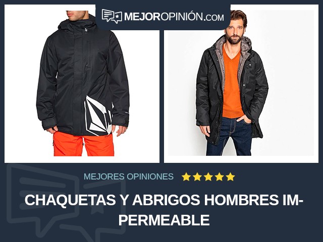 Chaquetas y abrigos Hombres Impermeable