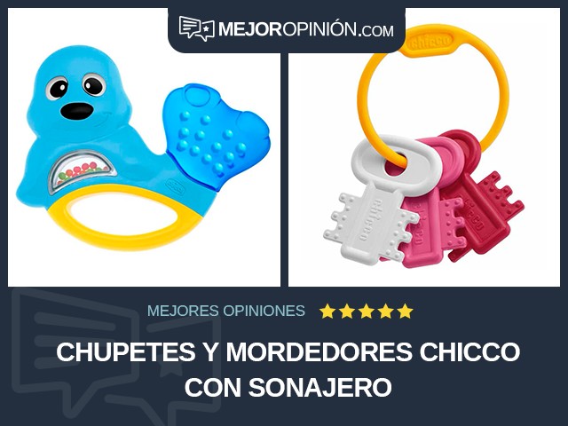 Chupetes y mordedores Chicco Con sonajero