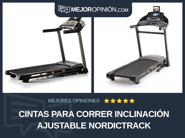 Cintas para correr Inclinación ajustable NordicTrack