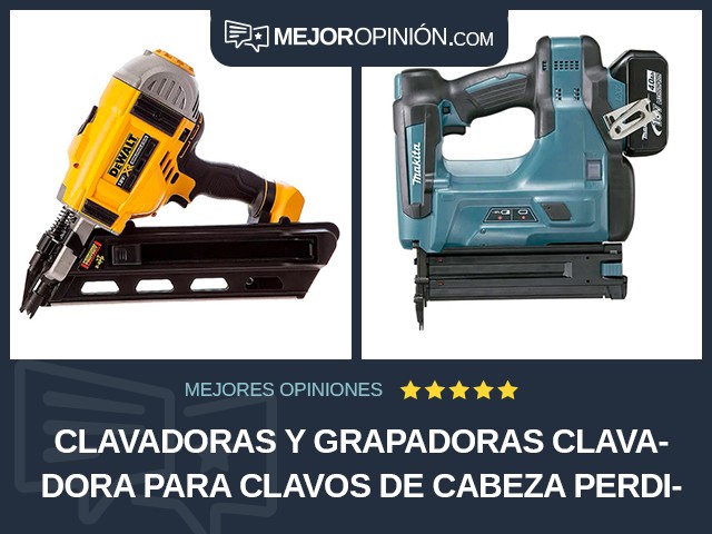 Clavadoras y grapadoras Clavadora para clavos de cabeza perdida Clavadora