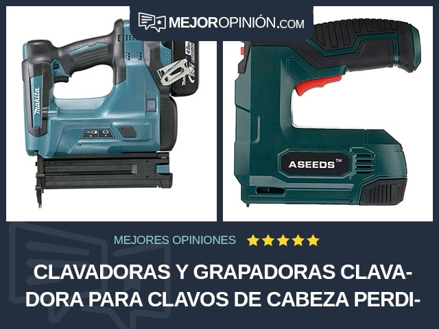 Clavadoras y grapadoras Clavadora para clavos de cabeza perdida Eléctrico