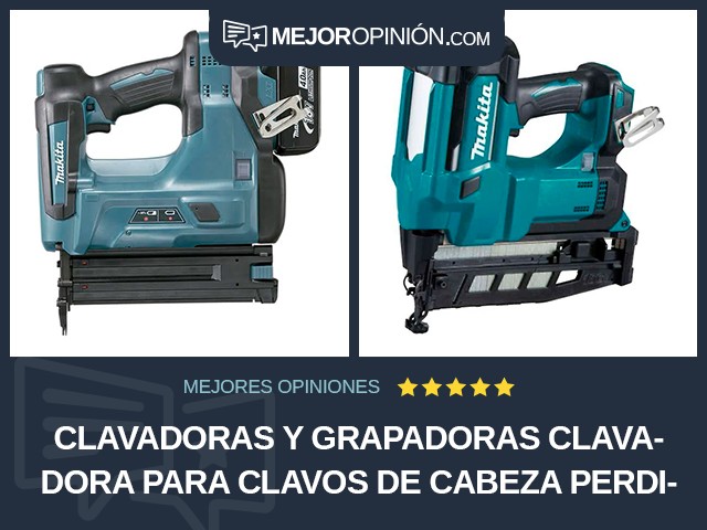 Clavadoras y grapadoras Clavadora para clavos de cabeza perdida Makita