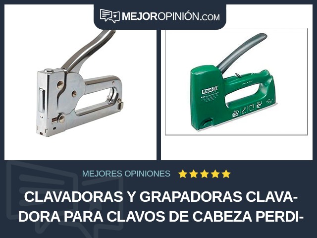 Clavadoras y grapadoras Clavadora para clavos de cabeza perdida Manual