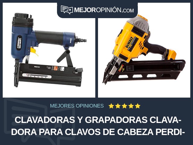 Clavadoras y grapadoras Clavadora para clavos de cabeza perdida Neumático