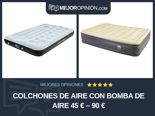 Colchones de aire Con bomba de aire 45 € – 90 €