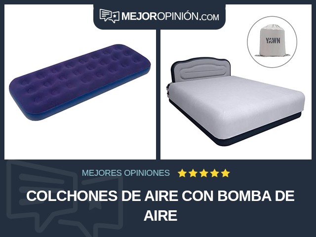 Colchones de aire Con bomba de aire