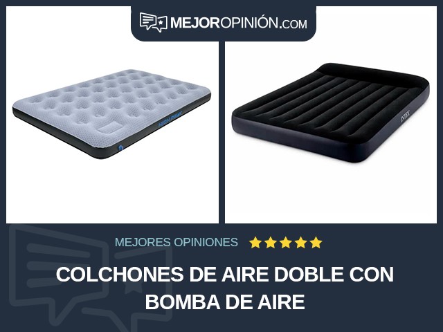 Colchones de aire Doble Con bomba de aire