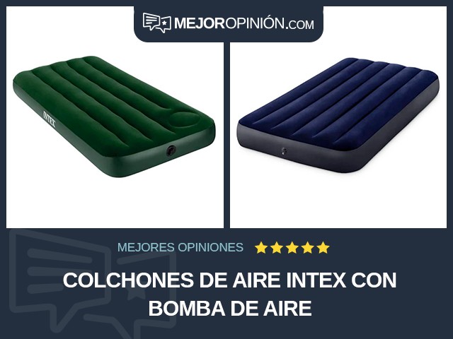 Colchones de aire Intex Con bomba de aire