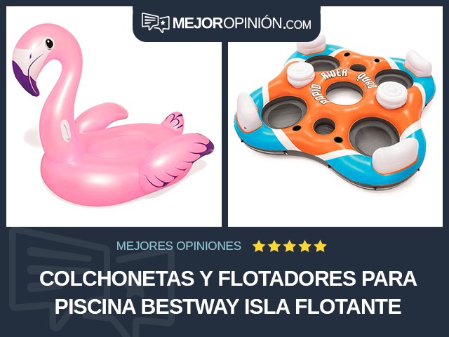 Colchonetas y flotadores para piscina Bestway Isla flotante