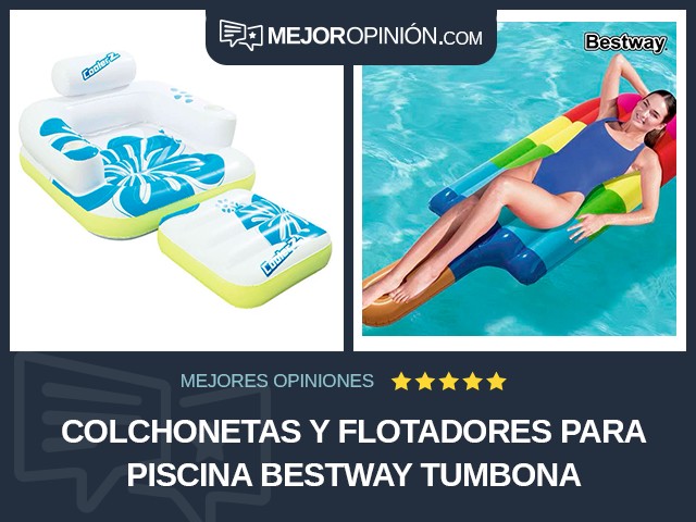 Colchonetas y flotadores para piscina Bestway Tumbona