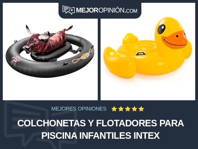 Colchonetas y flotadores para piscina Infantiles Intex