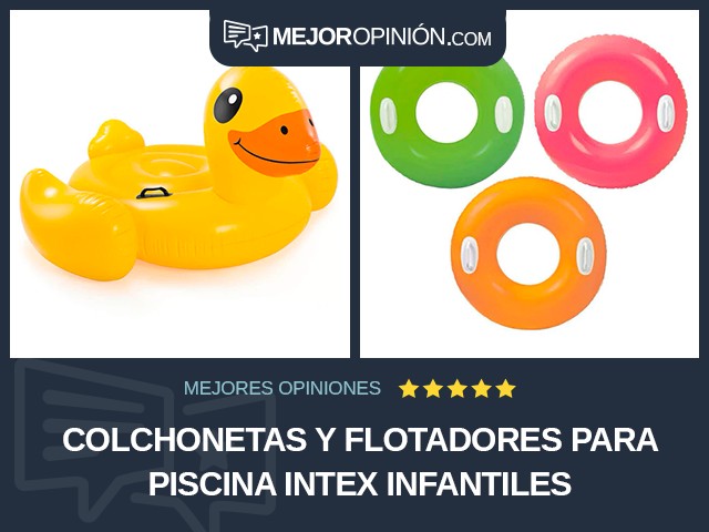 Colchonetas y flotadores para piscina Intex Infantiles