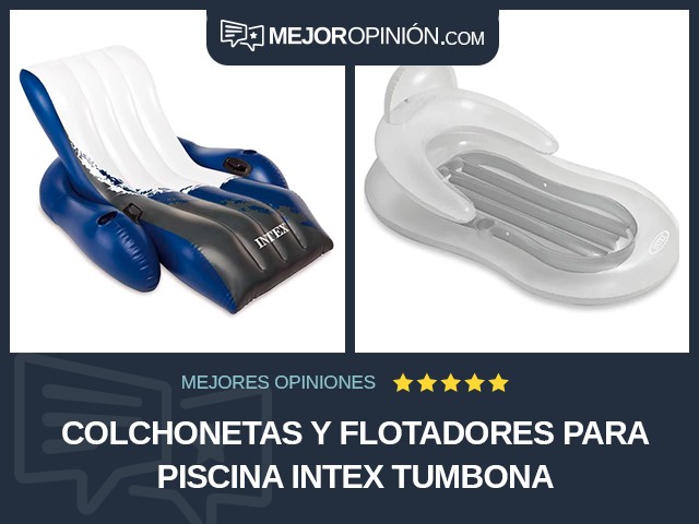 Colchonetas y flotadores para piscina Intex Tumbona