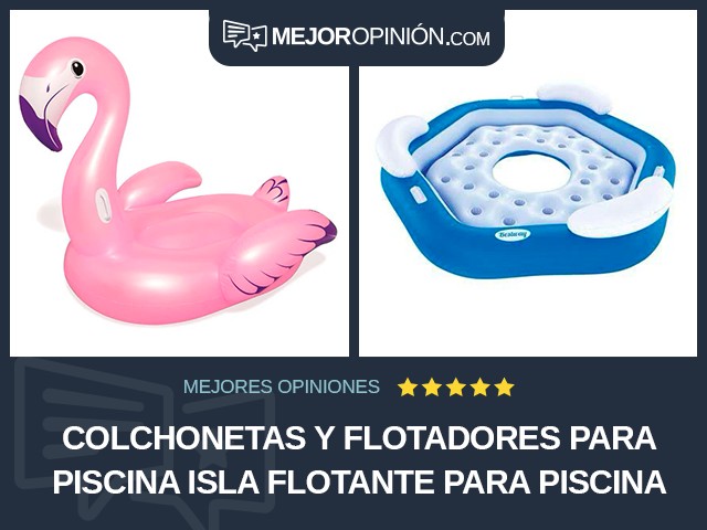 Colchonetas y flotadores para piscina Isla flotante Para piscina