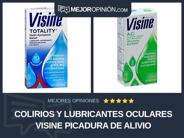 Colirios y lubricantes oculares Visine Picadura de alivio