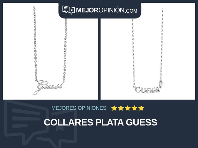 Collares Plata GUESS