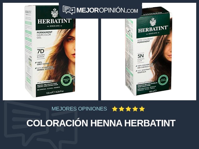 Coloración Henna Herbatint