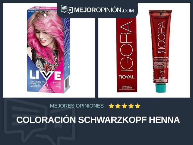 Coloración Schwarzkopf Henna