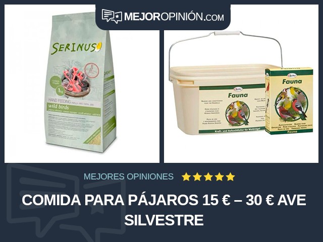 Comida para pájaros 15 € – 30 € Ave silvestre