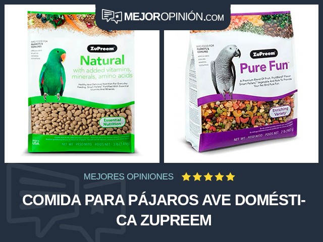 Comida para pájaros Ave doméstica ZuPreem