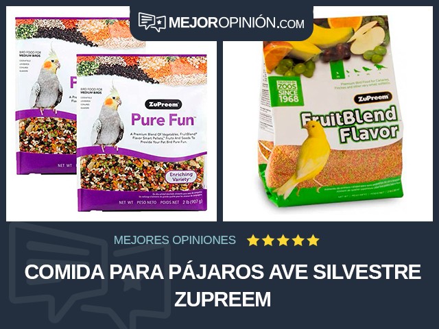 Comida para pájaros Ave silvestre ZuPreem