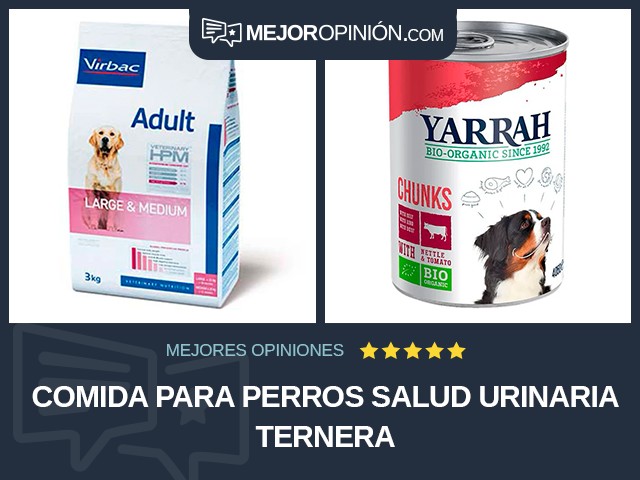 Comida para perros Salud urinaria Ternera