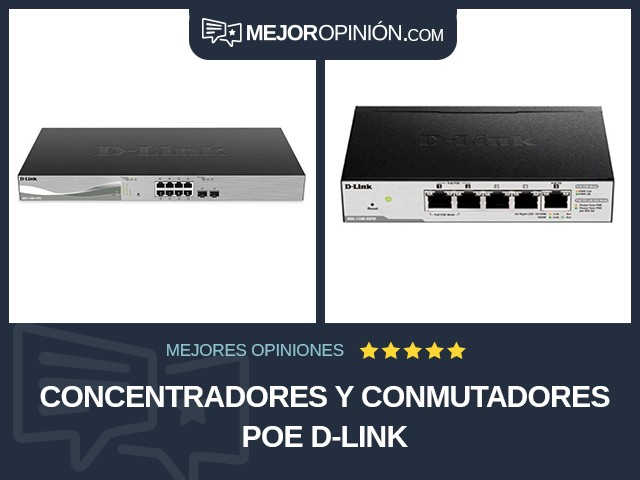 Concentradores y conmutadores PoE D-Link