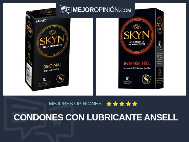 Condones Con lubricante Ansell