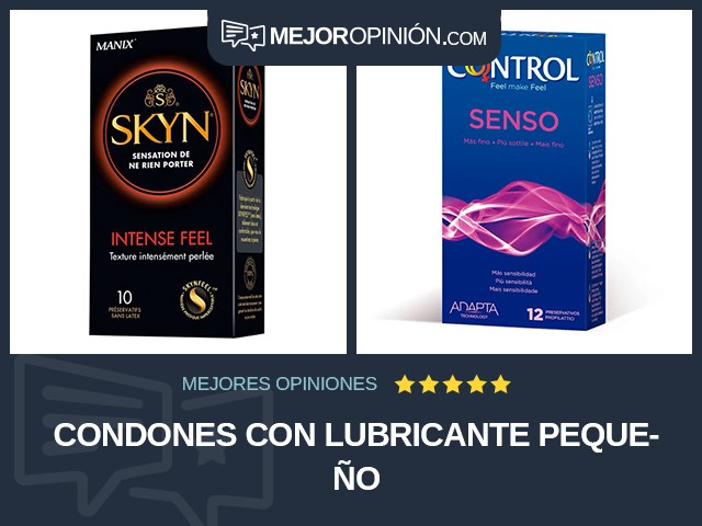 Condones Con lubricante Pequeño